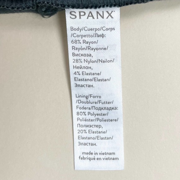 Spanx Stretch Back Pocket Slim Skinny Grey Ankle Pants - Picture 6 of 6